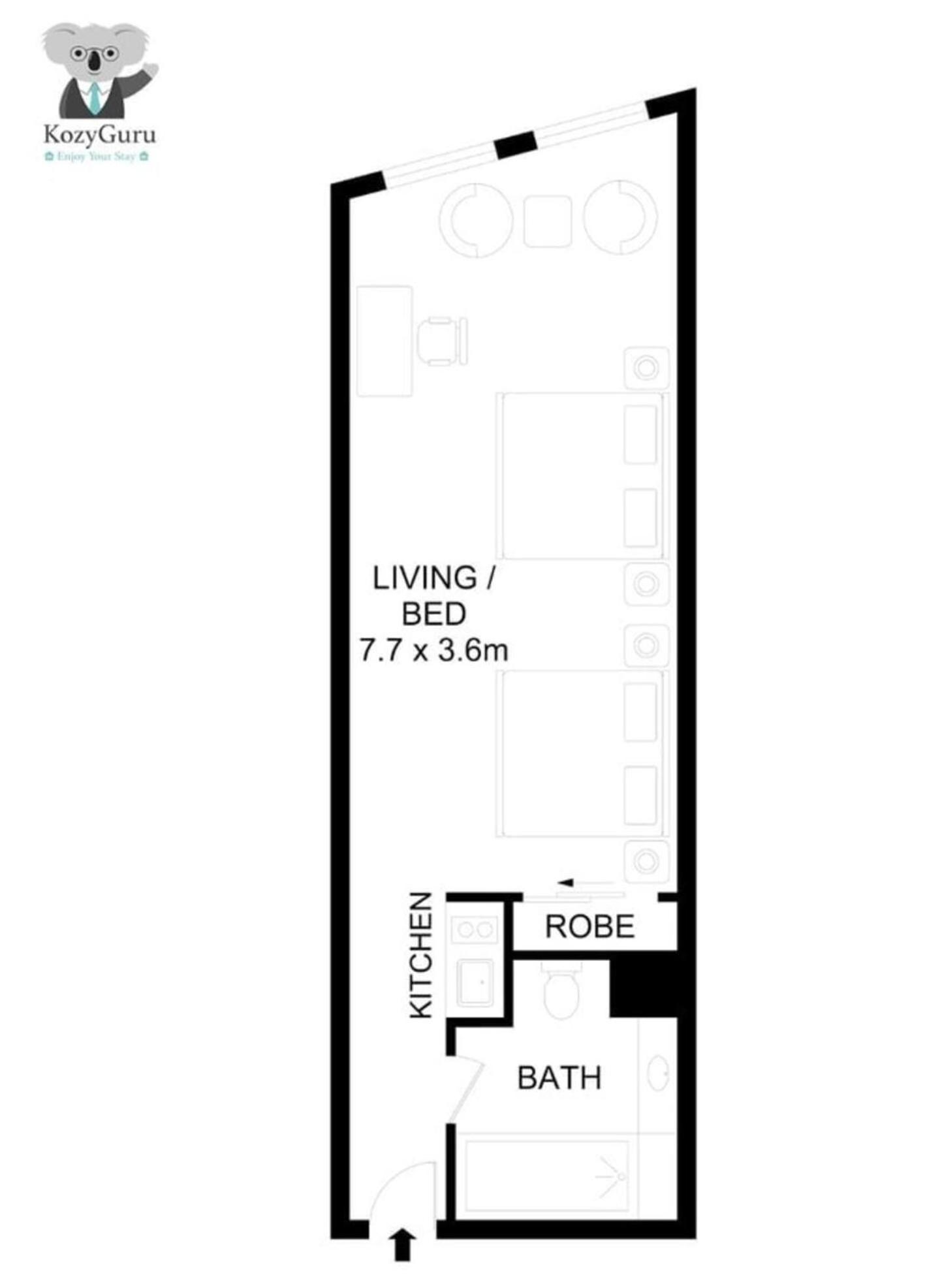Apartment Kozyguru Cbd 2 Bed Nha653-1003 *